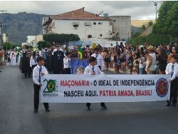 Loja Maçônica Deus União e Trabalho Livramentense nº 93 celebrou 201 anos da Independência do Brasil