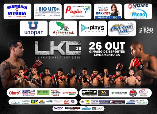 LKC: EVENTO DE MMA ACONTECE EM LIVRAMENTO NO DIA 26 DE OUTUBRO
