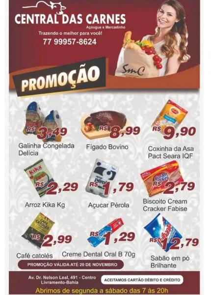 CONFIRA AS OFERTAS DA SEMANA NA CENTRAL DAS CARNES