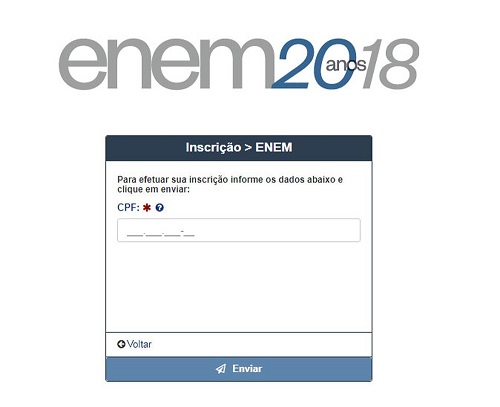 Enem 2018 encerra inscrições nesta sexta-feira (18), às 23h59