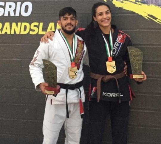 RIO DE JANEIRO: HIAGO GEORGE FOI CAMPEÃO DO ABU DHABI GRAND SLAM JIU-JITSU WORD TOUR 2018-2019