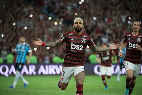 Flamengo goleia Grêmio e está na final da Copa Libertadores