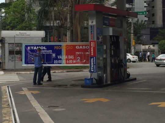 Postos de combustíveis já repassam aumento da gasolina ao consumidor