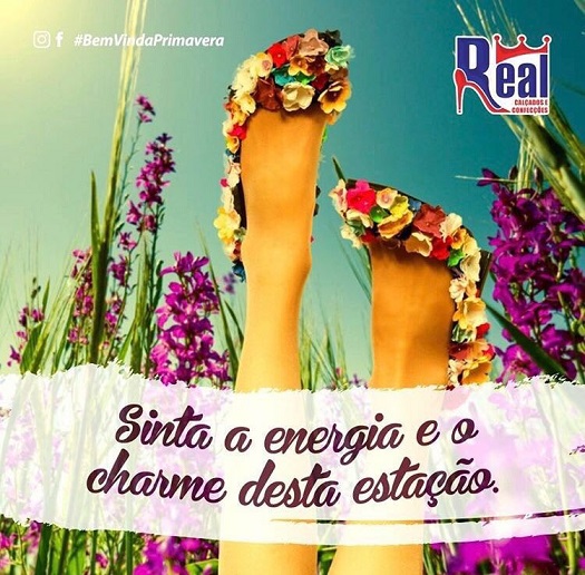 CHEGOU A NOVA COLEÇÃO PRIMAVERA DA REAL CALÇADOS