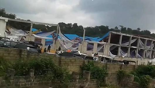 Tragédia: Telhado de igreja evangélica desaba e mata 160 fieis durante culto na Nigéria