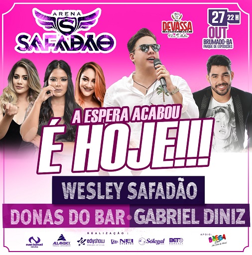 A ESPERA ACABOU: É HOJE!