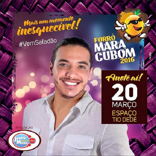 JANETE MEIRA ANUNCIA WESLEY SAFADÃO PARA O DIA 20 DE MARÇO