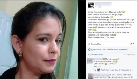 Professora de inglês foi morta com mais de 20 facadas; suspeita é de crime passional
