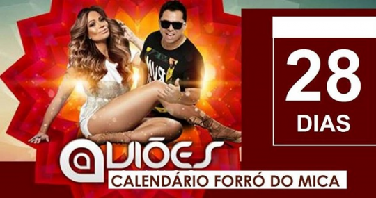 CONTAGEM REGRESSIVA PARA O FORRÓ DO MICA: FALTAM 28 DIAS; ADQUIRA LOGO O SEU INGRESSO