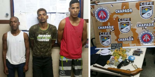 Operação policial prende quadrilha de tráfico de drogas