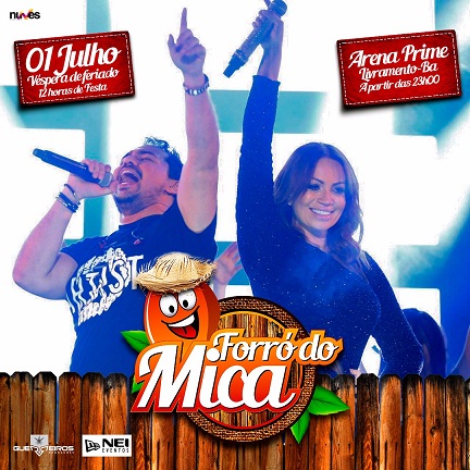 DIA DOS NAMORADOS: PRESENTEI SEU AMOR COM O INGRESSO DO FORRÓ DO MICA, ADQUIRA LOGO ANTES DA VIRADA DE PREÇO